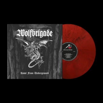 WOLFBRIGADE Howl from Underground LP RED BLACK MARBLED , PRE-ORDER [VINYL 12"]